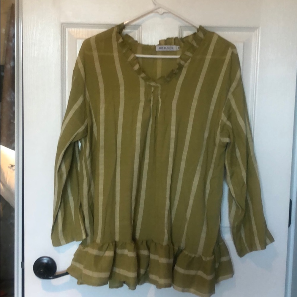 Celadon blouse